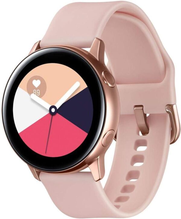 SAMSUNG Galaxy Watch Active (40MM, GPS, Bluetooth) Smart Watch with Fitness Tracking, and Sleep Analysis - Rose Gold (US Version)