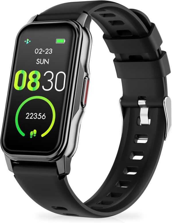 Fitness Tracker with 24/7 Heart Rate, Sleep Blood Oxygen Blood Pressure, 120+ Sports Modes Smart Watch, Step Calorie Counter Pedometer Health Activity Trackers IP68 Waterproof for Women Men