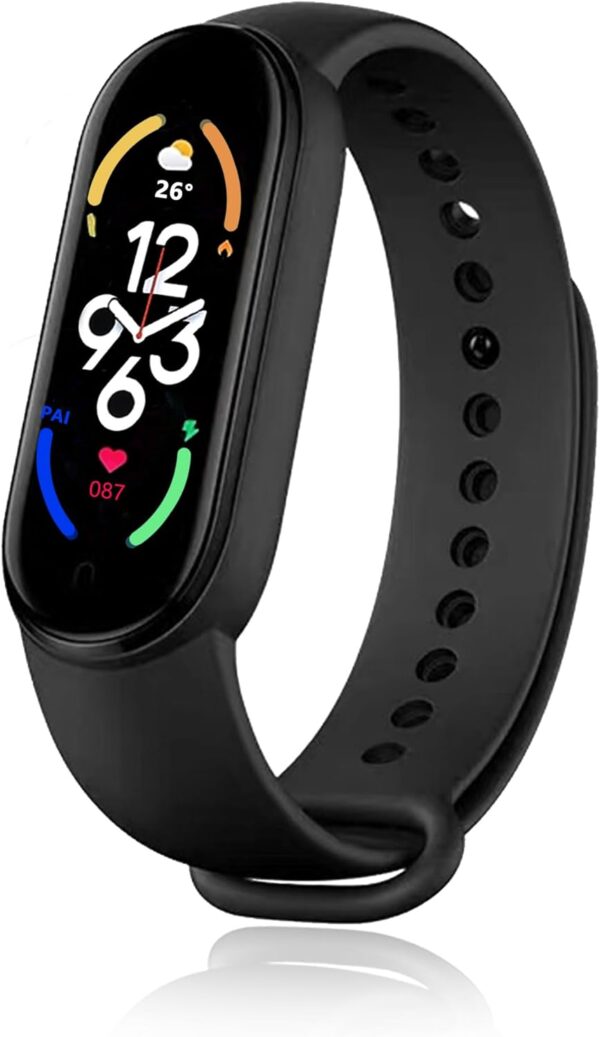 Fitness Tracker Watch, 7-Day Battery Life, Pedometer, Blood Oxygen, Heart Rate, Sleep & Stress Monitoring, Waterproof, Stopwatch, Remote Photo Taking, Activity Tracker for Men and Women