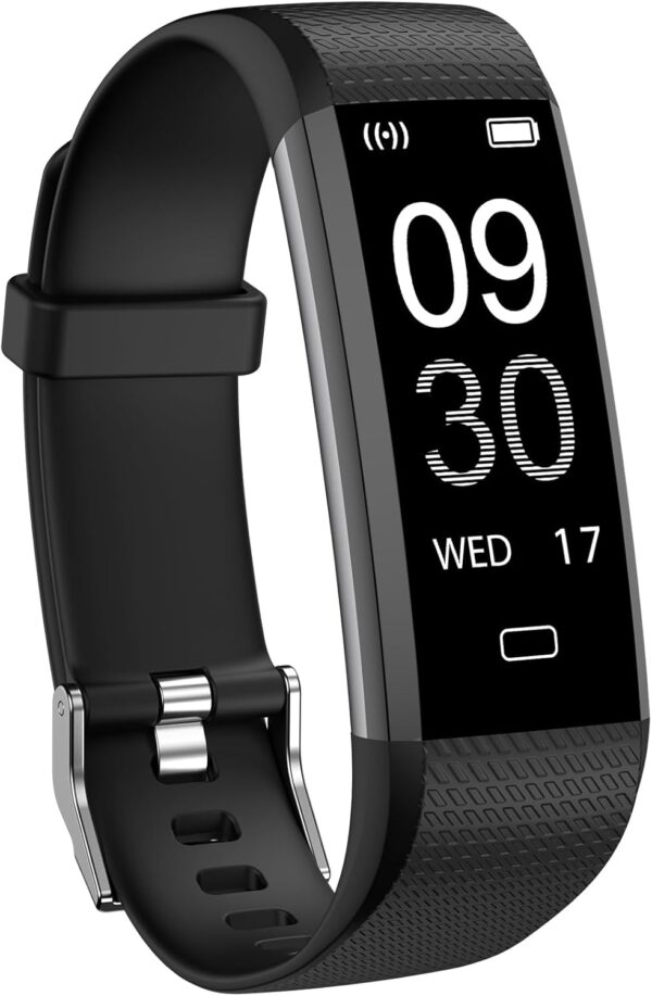 Stiive Fitness Tracker with Heart Rate Sleep Monitor, Daily IP68 Waterproof Activity Tracker with Pedometer Watch, Health Tracker Calories & Step Counter, Fitness Watch for Women Men