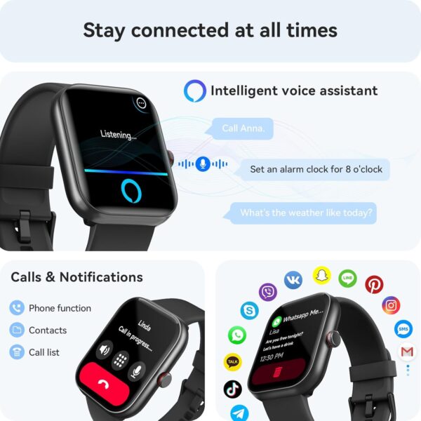 Fitness Tracker- [Alexa Built-in & Answer/Make Calls], 1.91 - Image 2