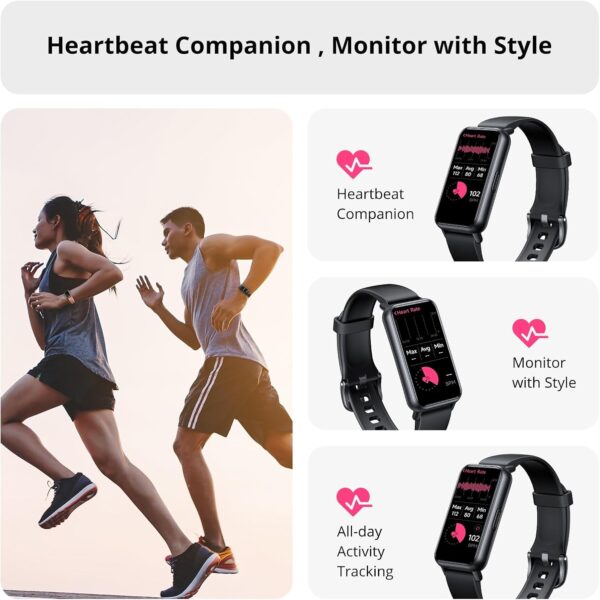 AKAGEAR Fitness & Activity Tracker with Sleep and Blood Oxygen Monitoring, 24/7 Heart Rate Stress Index and Respiratory Training 1.58 - Image 3